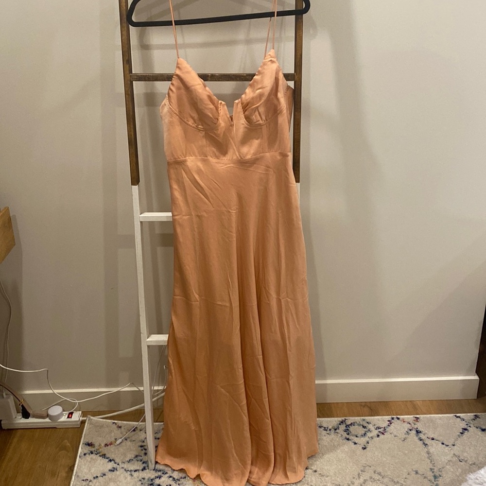 Pedal and Pup Bridesmaid Dress